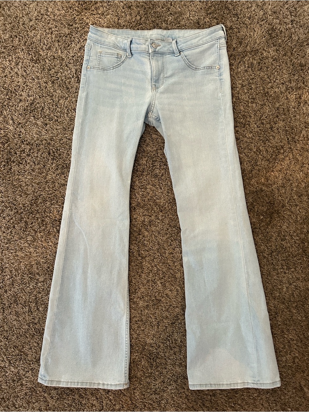 H&M Light Blue Divided Wide Leg Jeans